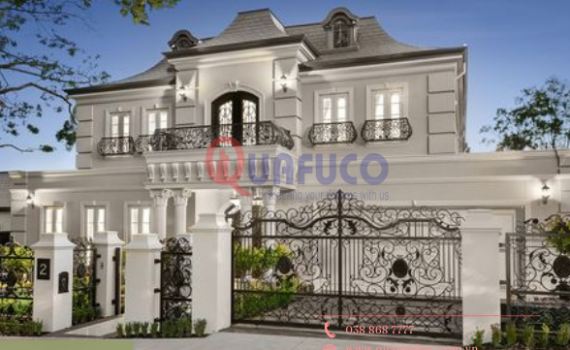 Phong cách kiến trúc biệt thự sang trọng năm 2023